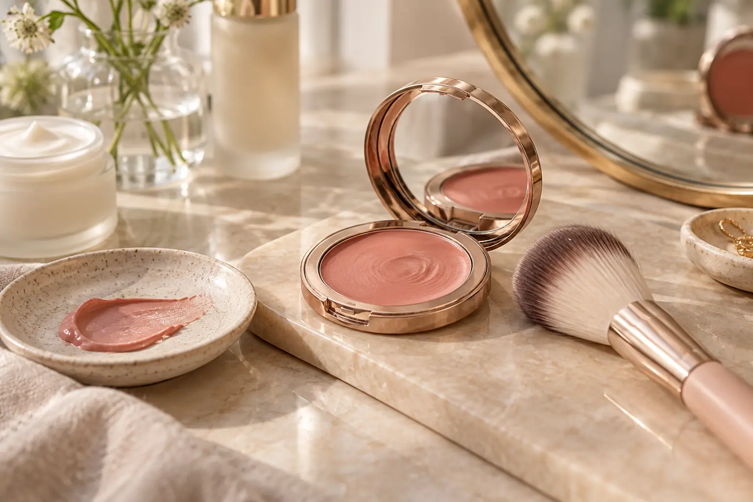 Blush for Mature Skin: How to Compare Cream, Powder, and Finish